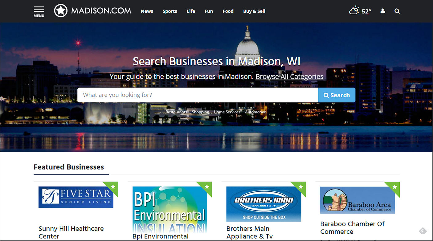 Madison.com: Business Directory